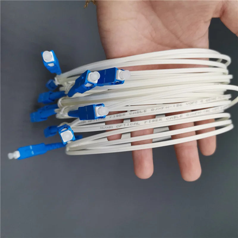 10PCS 1M 2M 3M Pre Connectorized Unifi Fiber Patch Cord SC-SC UPC  hot sale Single Mode Unifi Fiber SC-SC