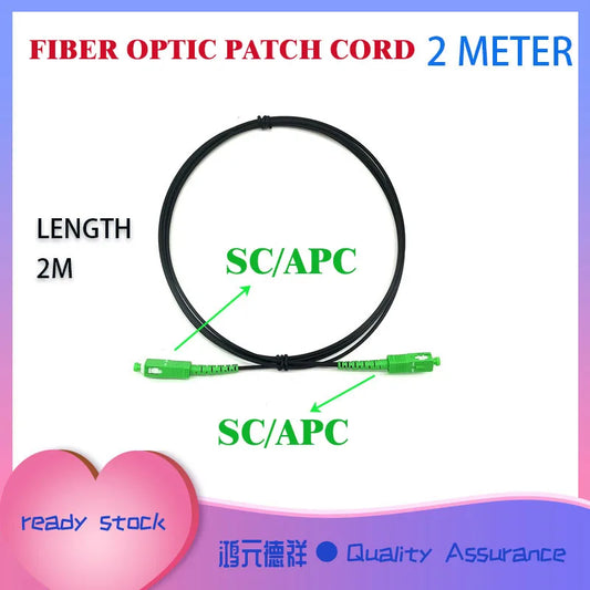 3M Fiber Optic SC APC-SC APC  Optical cord  Fiber Optic Patch Cord  single-mode  For Globe & Converge DSL  Fiber Optic Jumper