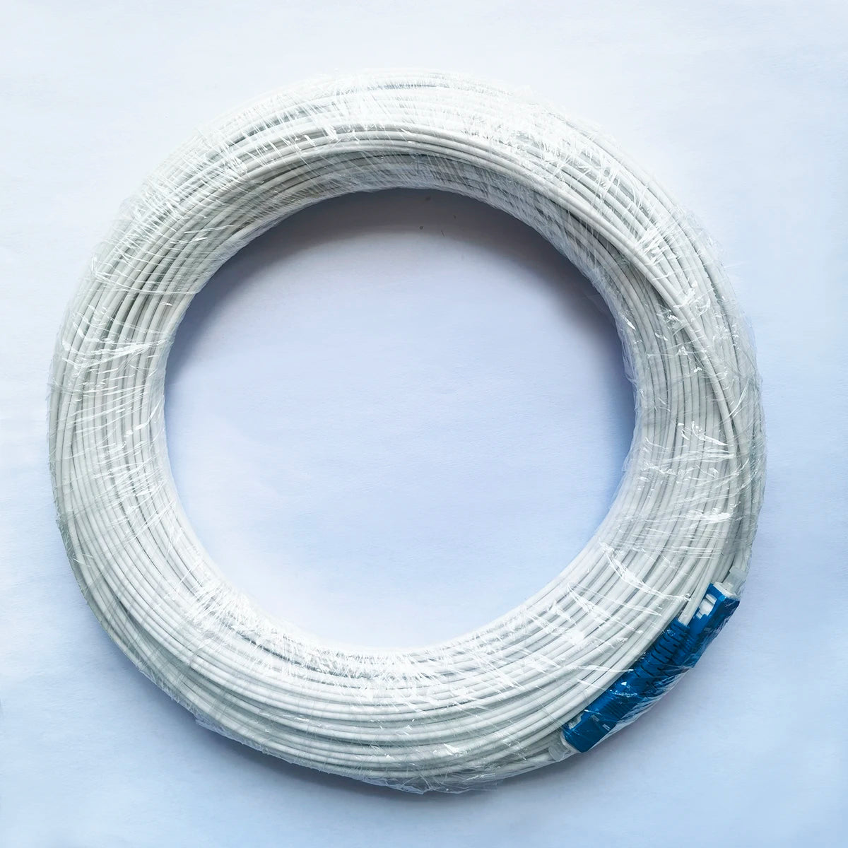 50M Fiber Drop Cable Optical Patch Cord FTTH SC/UPC-SC/UPC Single Mode Simplex Indoor Optic Patch Cord Extension Cables